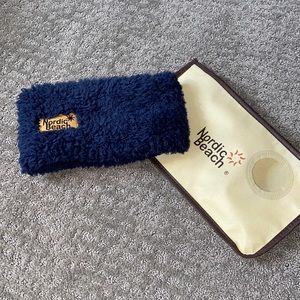 Nordic beach navy blue women’s head wrap